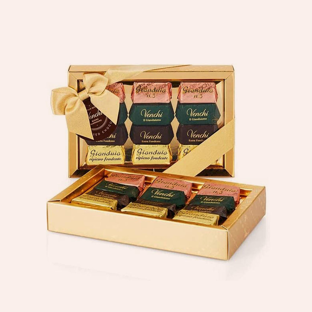 Venchi_Cassetto Oro Gianduiotti